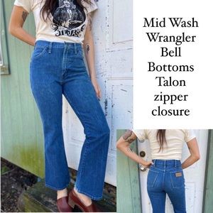 Vintage Wrangler Bell Bottoms